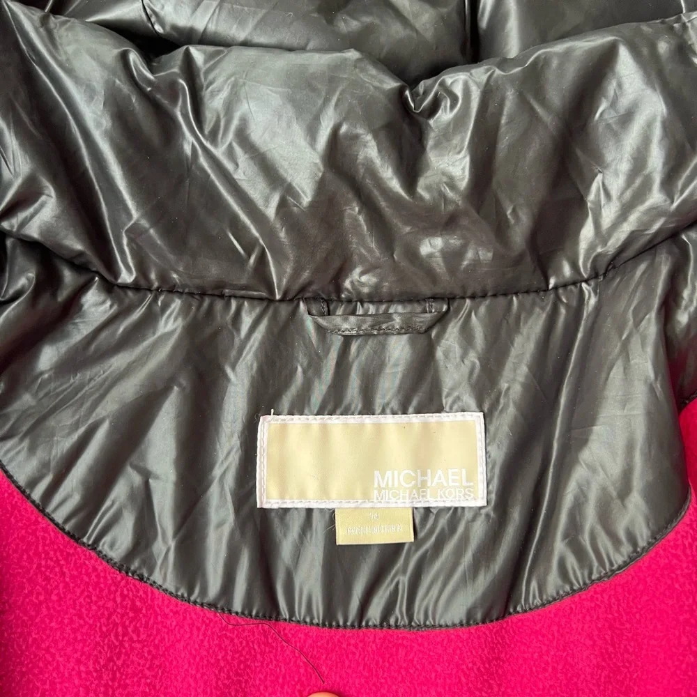 Michael Kors Women's Fuchsia Puffer Jacket - Picture 11 of 16